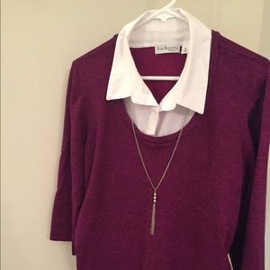 Plus Size Purple shirt